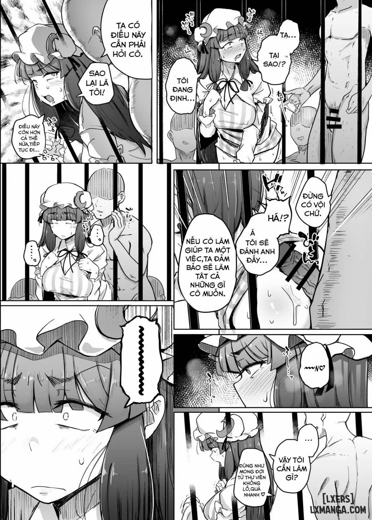 Ana to Muttsuri Dosukebe Daitoshokan 5 Oneshot trang 8