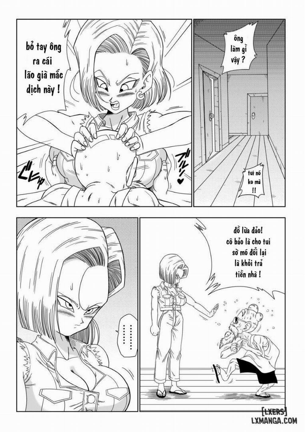 Android n18 VS Kamesennin Oneshot trang 4