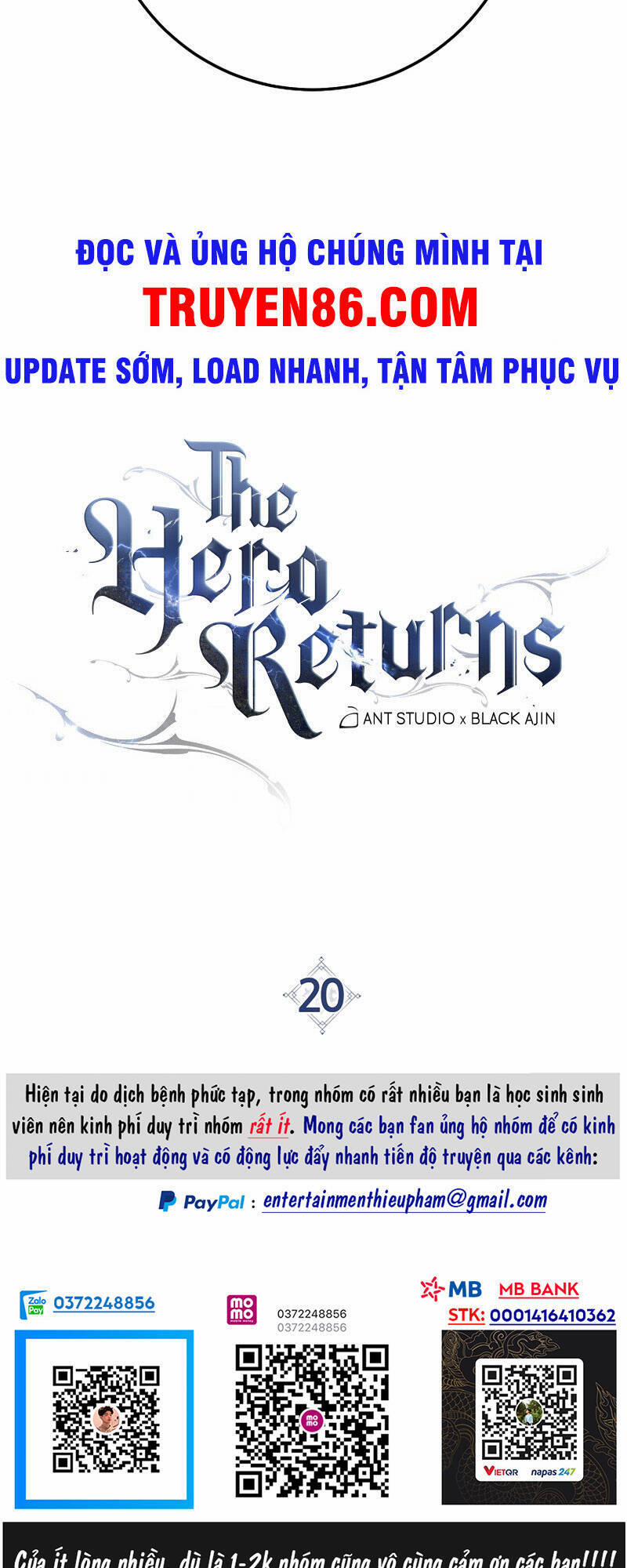 Anh Hùng Trở Về 20 trang 12