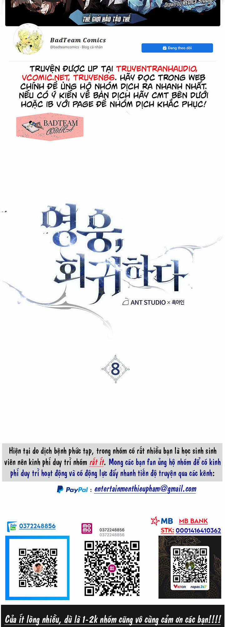 Anh Hùng Trở Về 8 trang 12