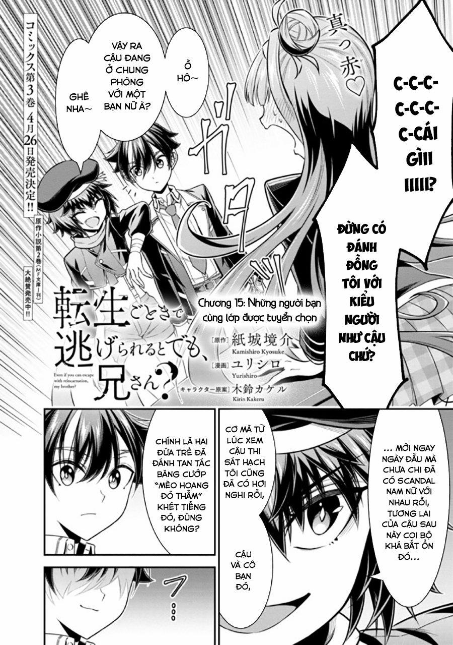 Anh Nghĩ Chỉ Cần Chuyển Sinh Là Thoát Được Em Sao, Anh Hai? 0.0 Những người bạn cùng lớp được tuyển chọn trang 3