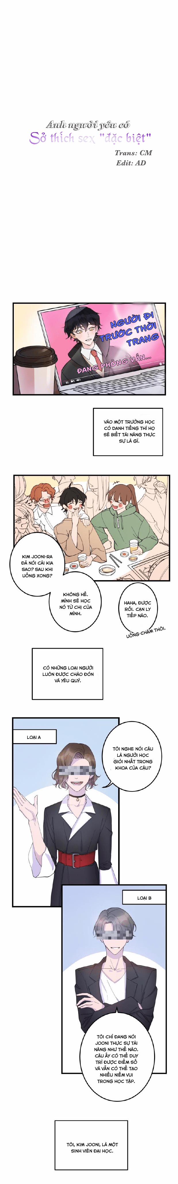 Anh người yêu có sở thích sex đặc biệt 1 trang 0