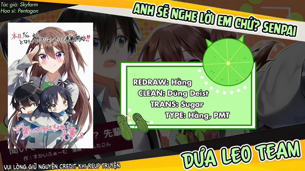 Anh Sẽ Nghe Lời Em Chứ? Senpai 2 trang 0