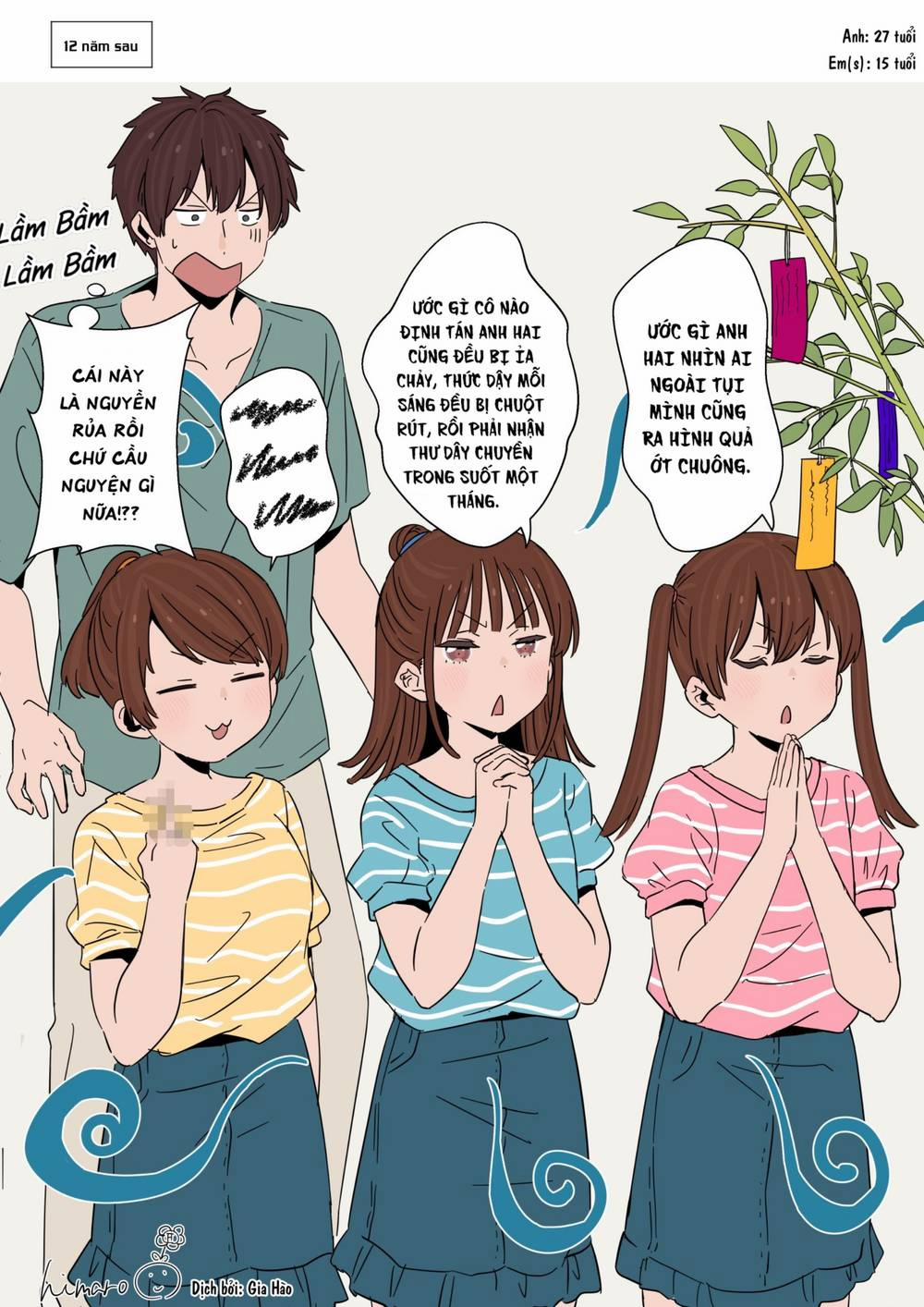 Anh Trai Cùng 3 Cô Em Gái Sinh Ba 18 trang 1