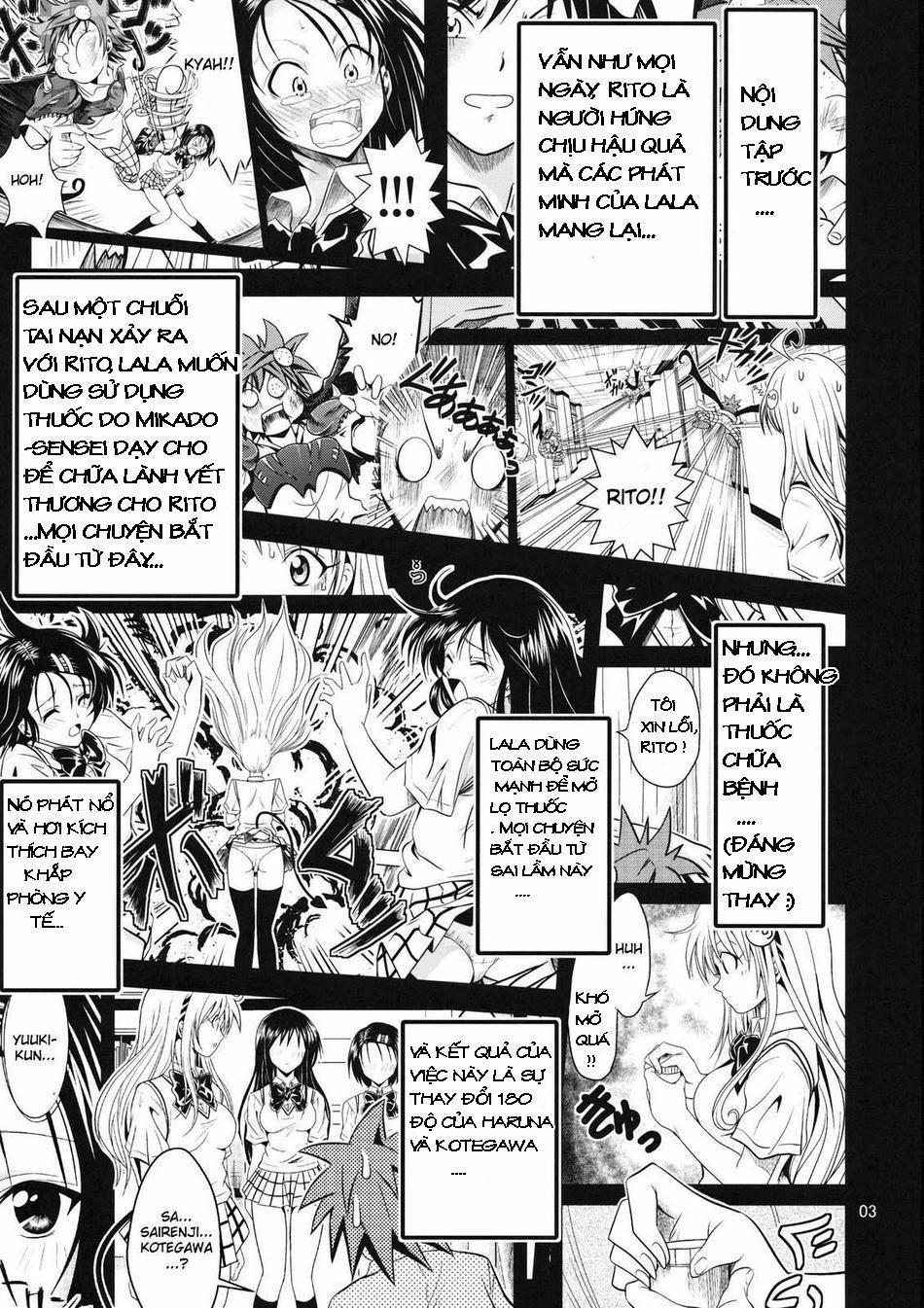 Anoko-tachi ga Taihen na Koto ni Nattemasu 2 (To Love-Ru) Oneshot trang 1