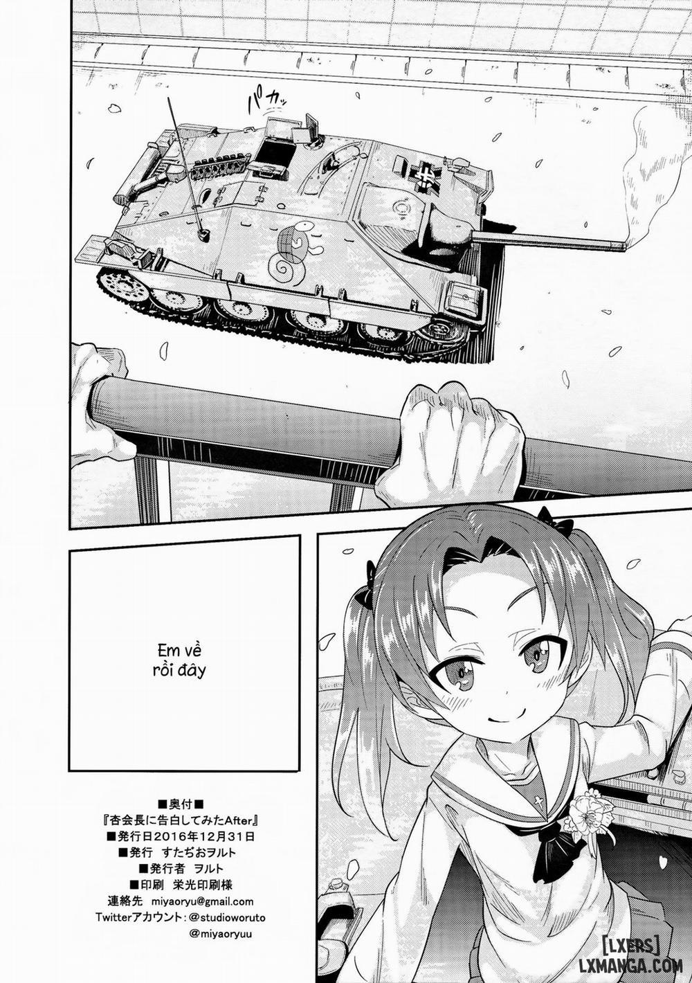 Anzu Kaichou ni Kokuhaku Shite Mita After Oneshot trang 21