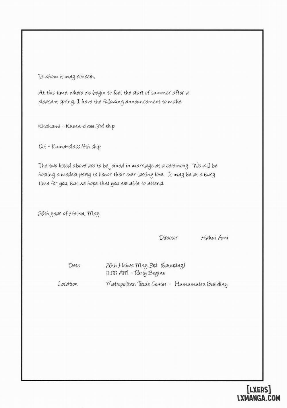 As Long As You Say It's Okay, Kitakami-san Oneshot trang 2