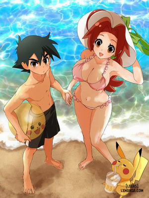 Đọc truyện tranh Ash X Delia Doujin