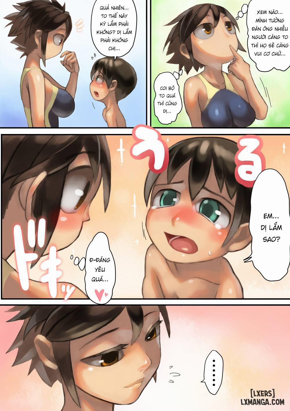 Asoko Ga Ookikute Nayandeiru Shota To Itoko No Onee-San Oneshot trang 6