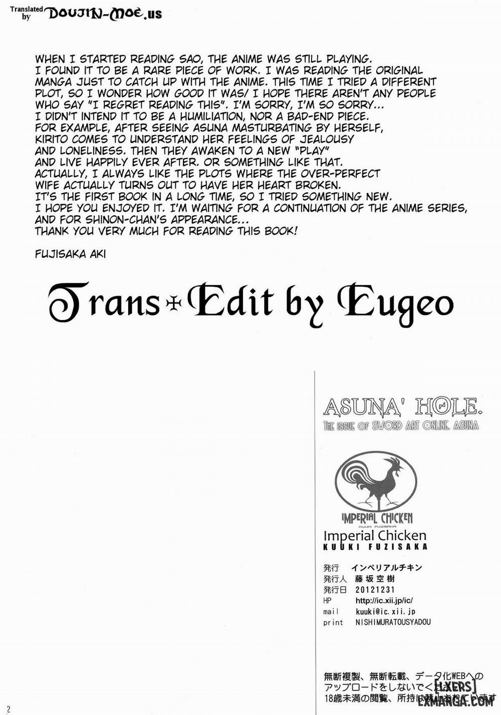 Asuna's Hole Oneshot trang 20