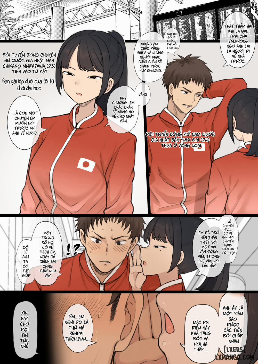 Athlete Couple Ni Yoru Senshumura Netorase Oneshot trang 1