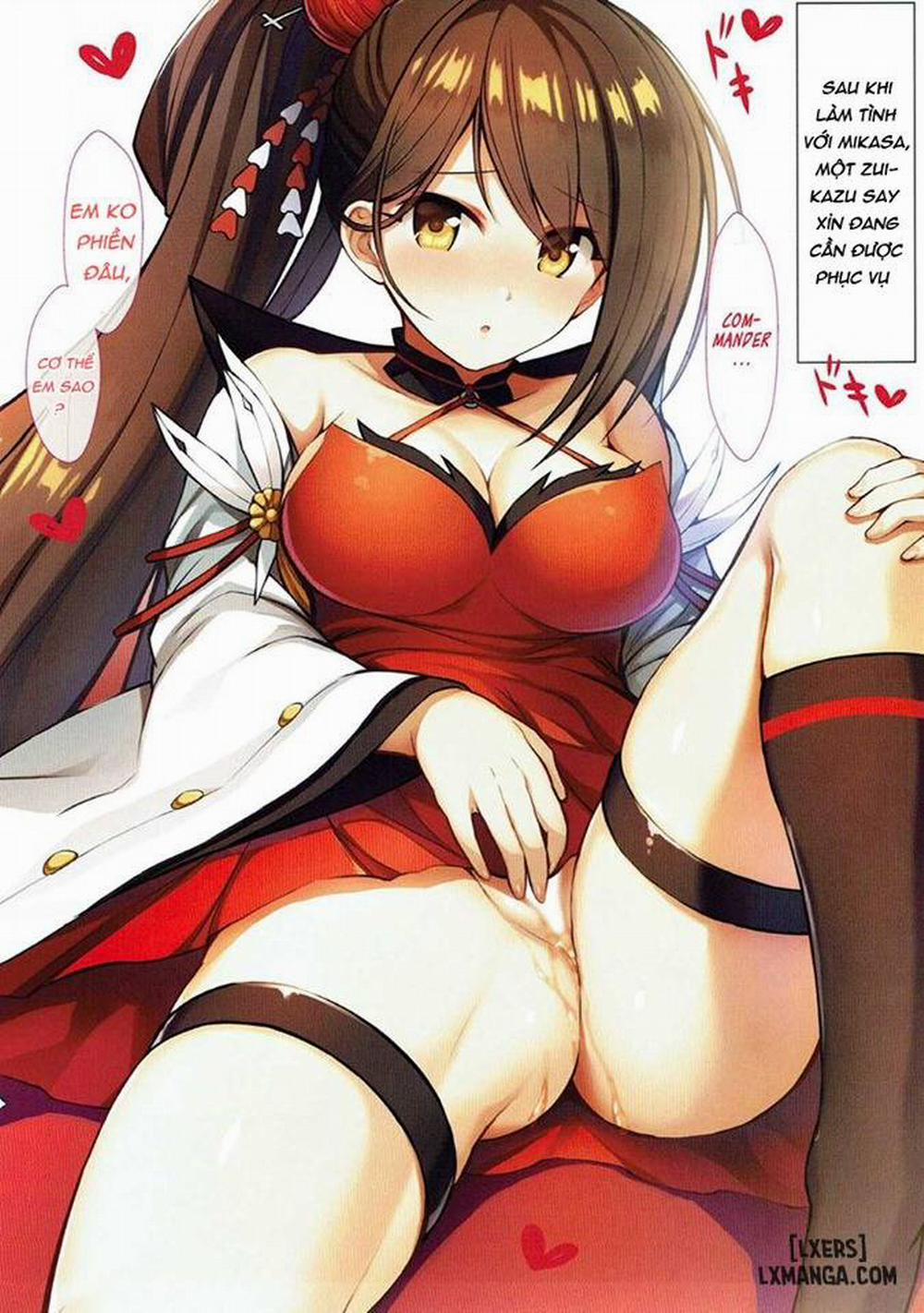 AzuLan Shikoshiko Bokou SeikatsuAzuLan Shuryoku Kantai Ecchi na Daienkai Oneshot trang 4