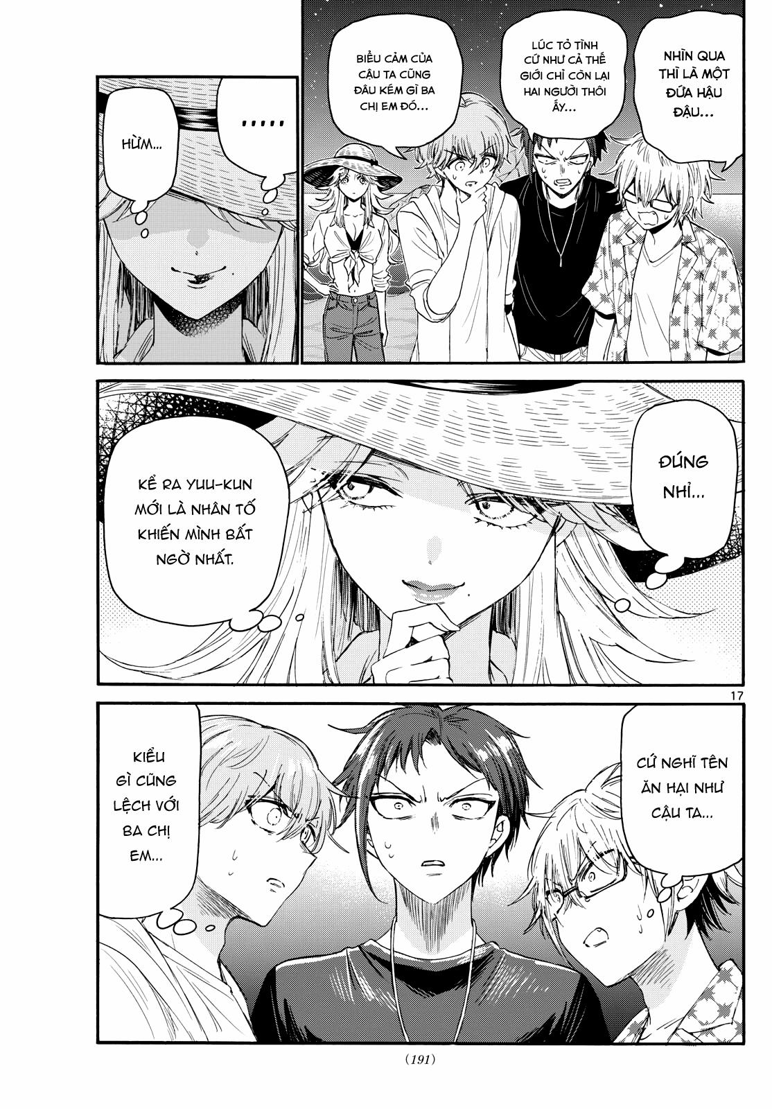 Ba Chị Em Nhà Mikadono Dễ Đối Phó Thật Đấy 104 trang 16