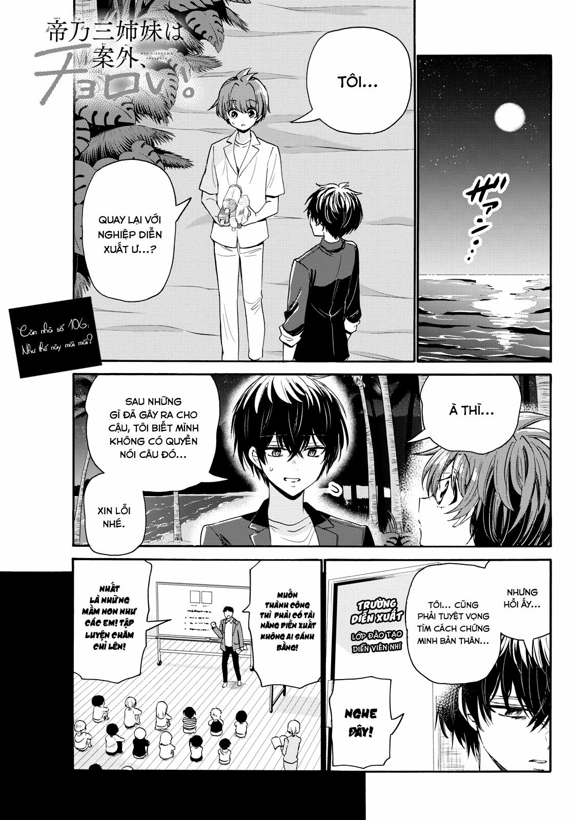 Ba Chị Em Nhà Mikadono Dễ Đối Phó Thật Đấy 106 trang 2