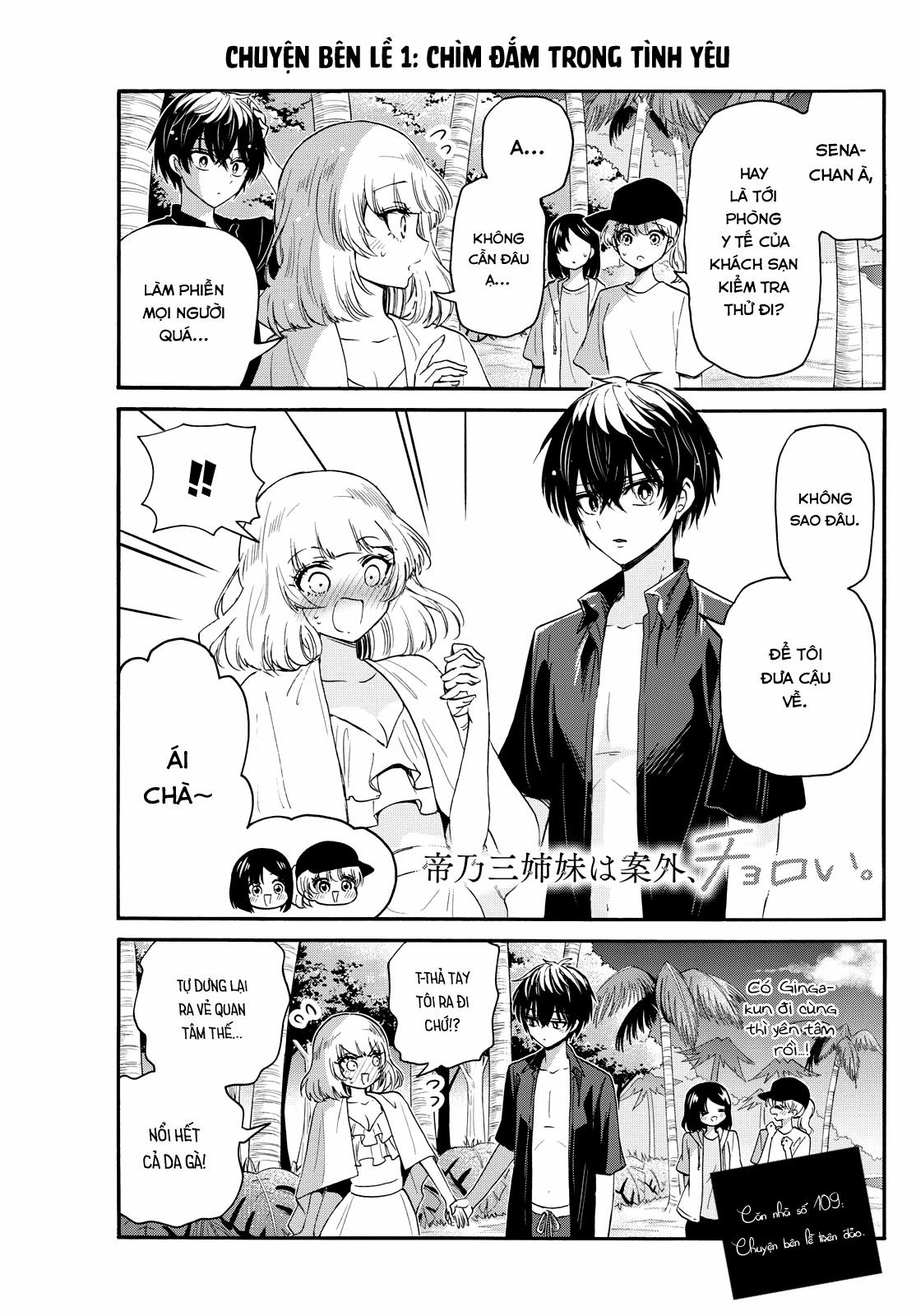 Ba Chị Em Nhà Mikadono Dễ Đối Phó Thật Đấy 109 trang 2