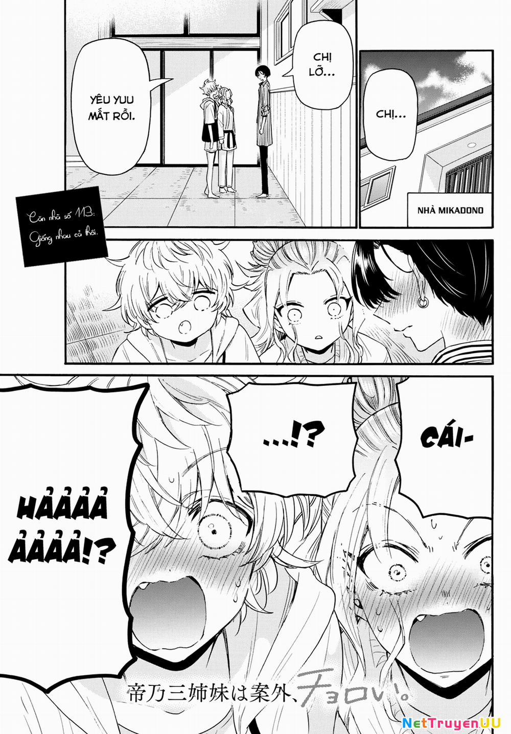 Ba Chị Em Nhà Mikadono Dễ Đối Phó Thật Đấy 113 trang 2