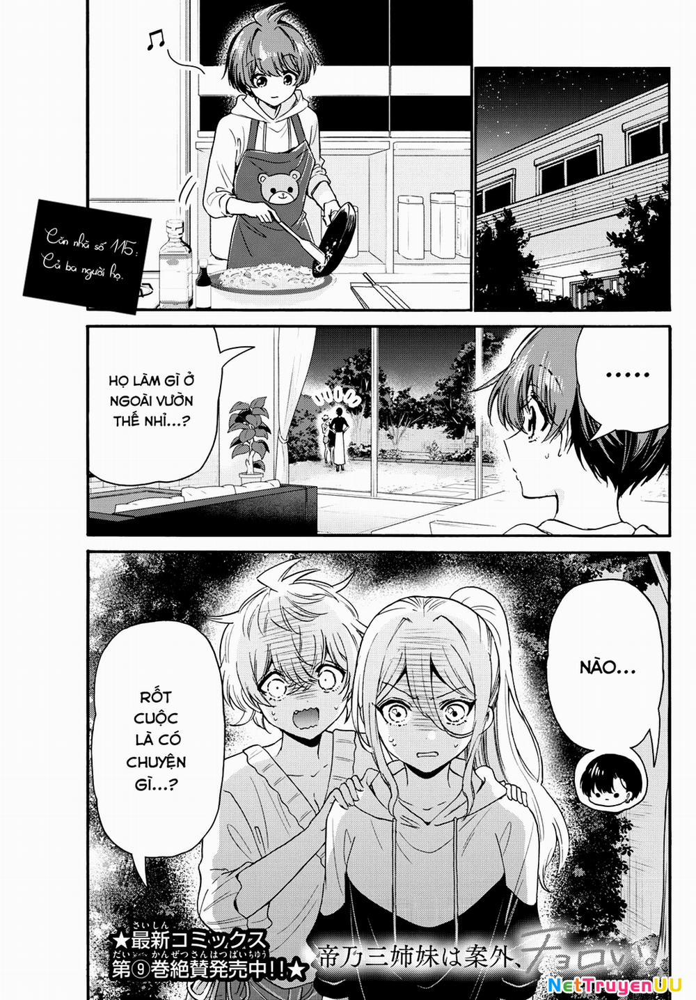 Ba Chị Em Nhà Mikadono Dễ Đối Phó Thật Đấy 115 trang 2