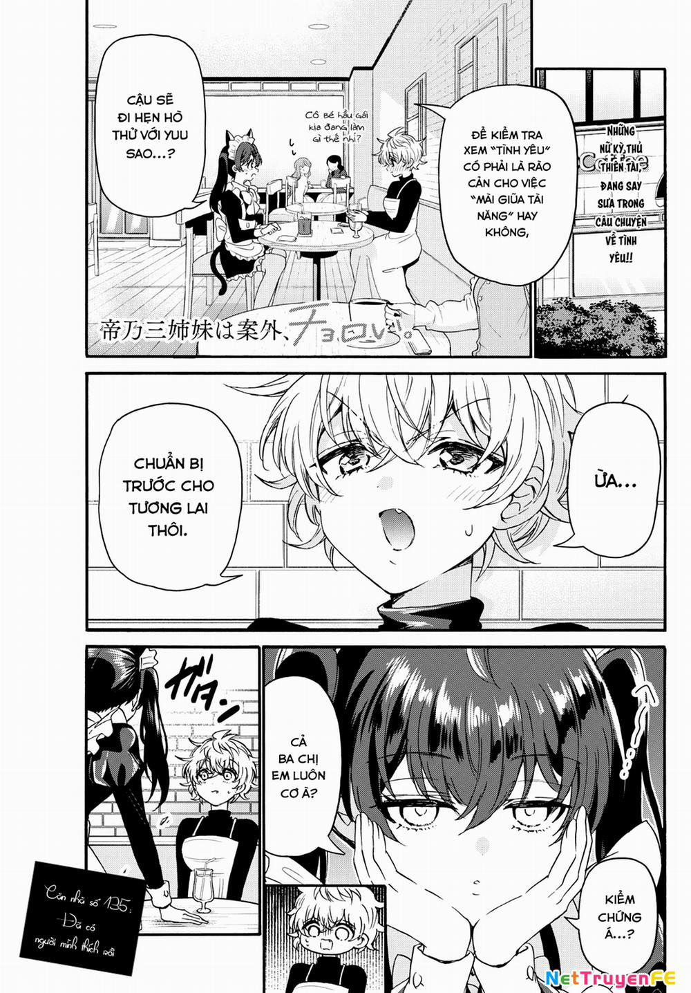 Ba Chị Em Nhà Mikadono Dễ Đối Phó Thật Đấy 135 trang 1