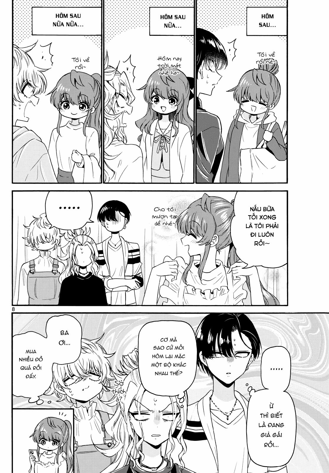 Ba Chị Em Nhà Mikadono Dễ Đối Phó Thật Đấy 142 trang 8