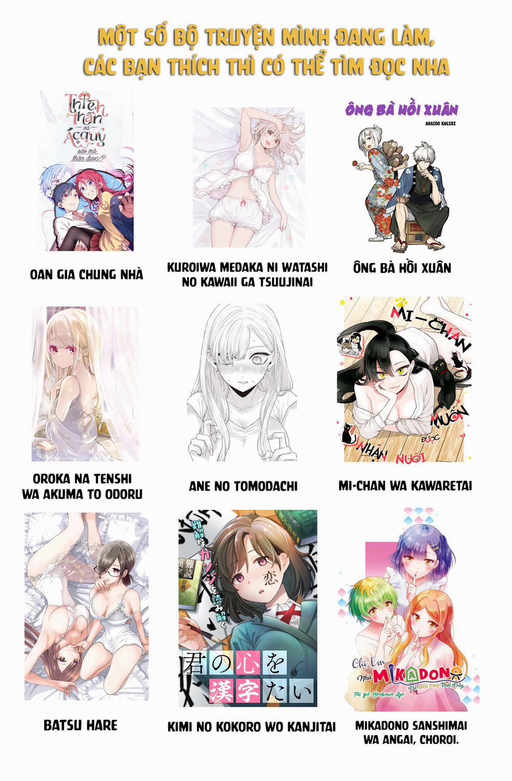 Ba Chị Em Nhà Mikadono Dễ Đối Phó Thật Đấy 146 trang 35