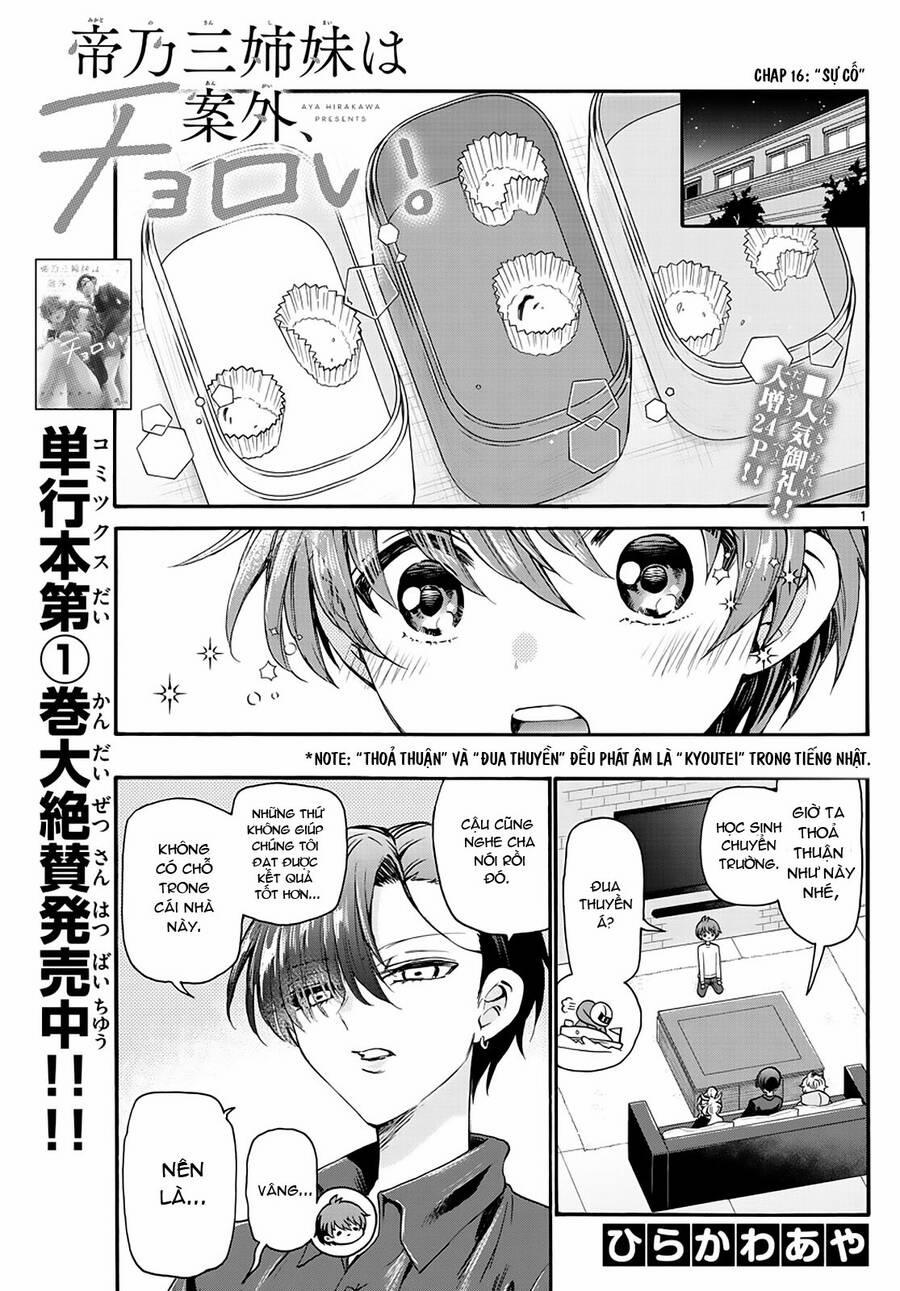 Ba Chị Em Nhà Mikadono Dễ Đối Phó Thật Đấy 16 trang 1