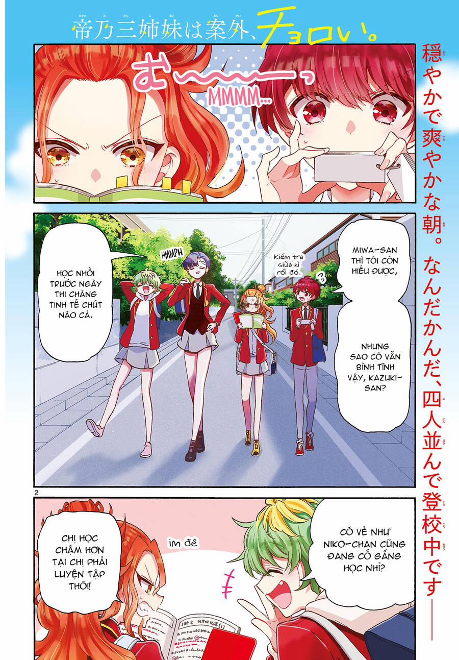 Ba Chị Em Nhà Mikadono Dễ Đối Phó Thật Đấy 24 trang 2