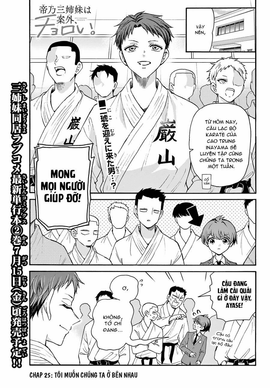 Ba Chị Em Nhà Mikadono Dễ Đối Phó Thật Đấy 25 trang 0