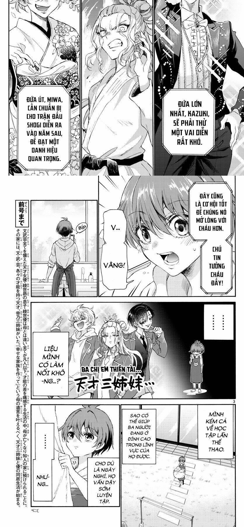 Ba Chị Em Nhà Mikadono Dễ Đối Phó Thật Đấy 3 trang 3