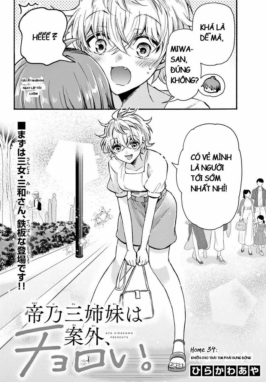 Ba Chị Em Nhà Mikadono Dễ Đối Phó Thật Đấy 34 trang 1