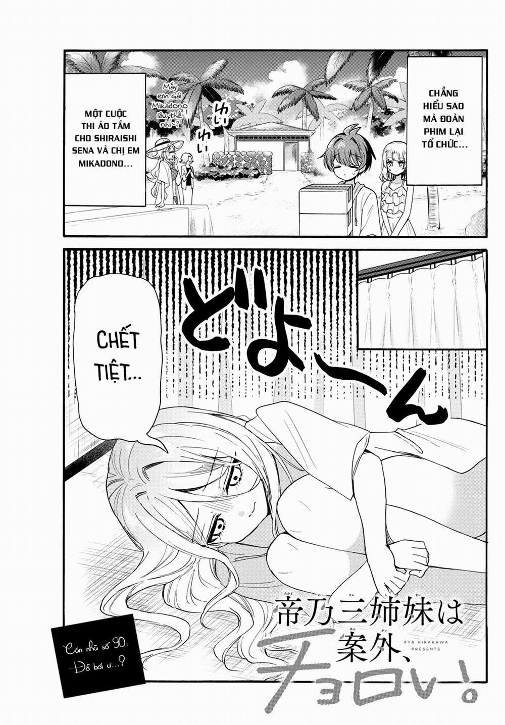 Ba Chị Em Nhà Mikadono Dễ Đối Phó Thật Đấy 90 trang 2