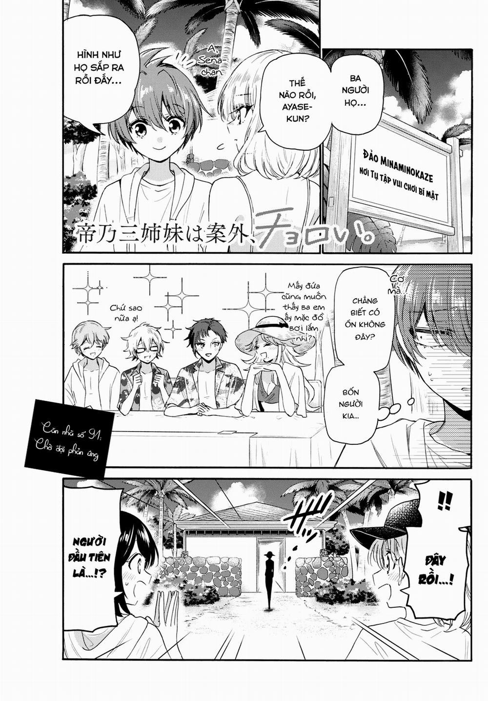 Ba Chị Em Nhà Mikadono Dễ Đối Phó Thật Đấy 91 trang 2