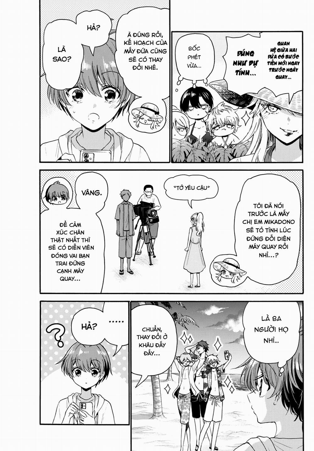 Ba Chị Em Nhà Mikadono Dễ Đối Phó Thật Đấy 95 trang 19