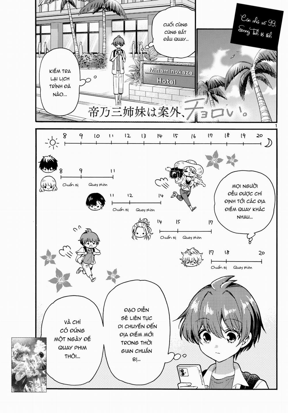 Ba Chị Em Nhà Mikadono Dễ Đối Phó Thật Đấy 99 trang 2