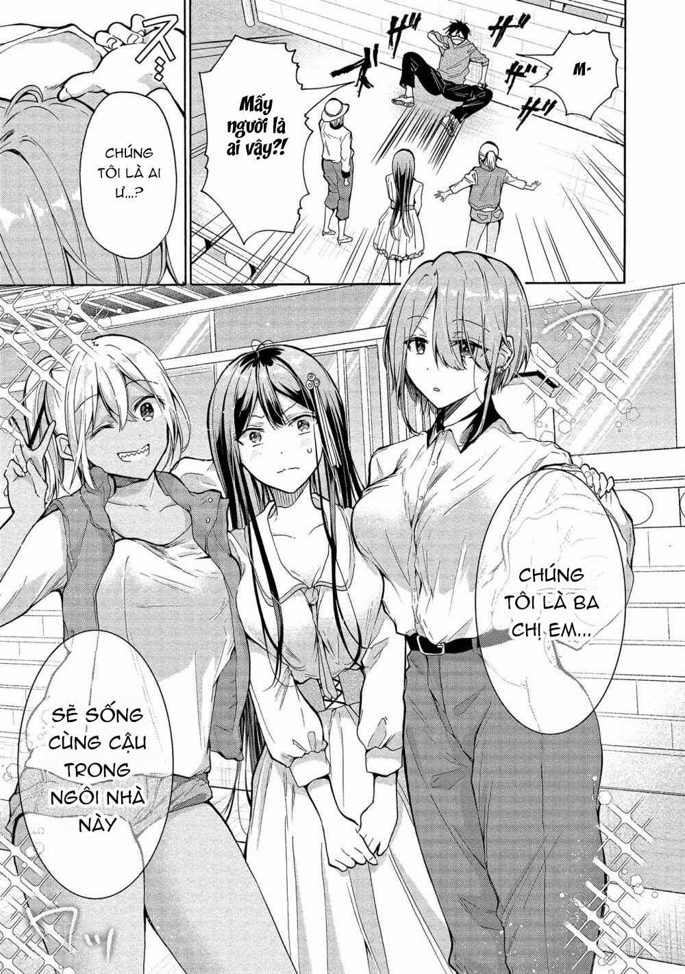 Ba Chị Em Nhà Này Đang Cố Quyến Rũ Tôi!! 1 trang 20