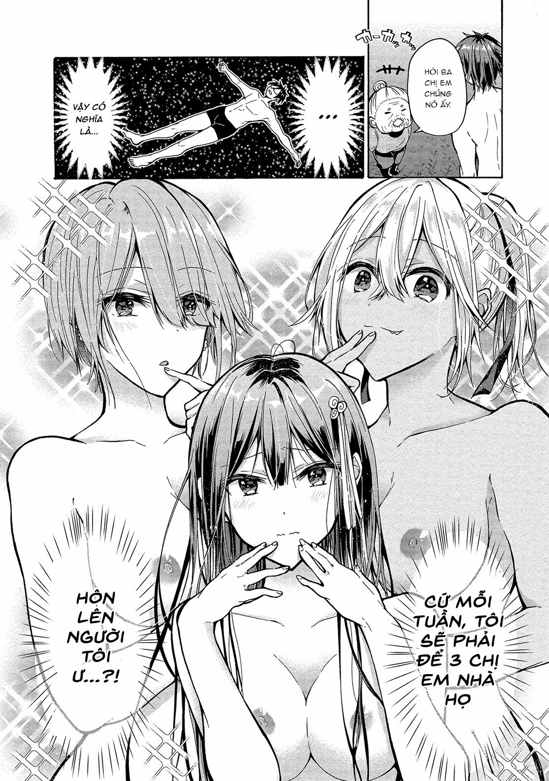 Ba Chị Em Nhà Này Đang Cố Quyến Rũ Tôi!! 2 trang 27