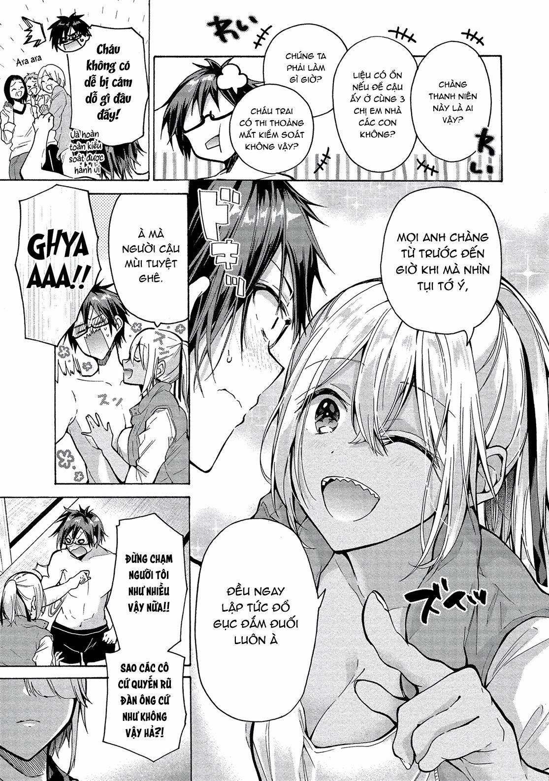 Ba Chị Em Nhà Này Đang Cố Quyến Rũ Tôi!! 2 trang 6