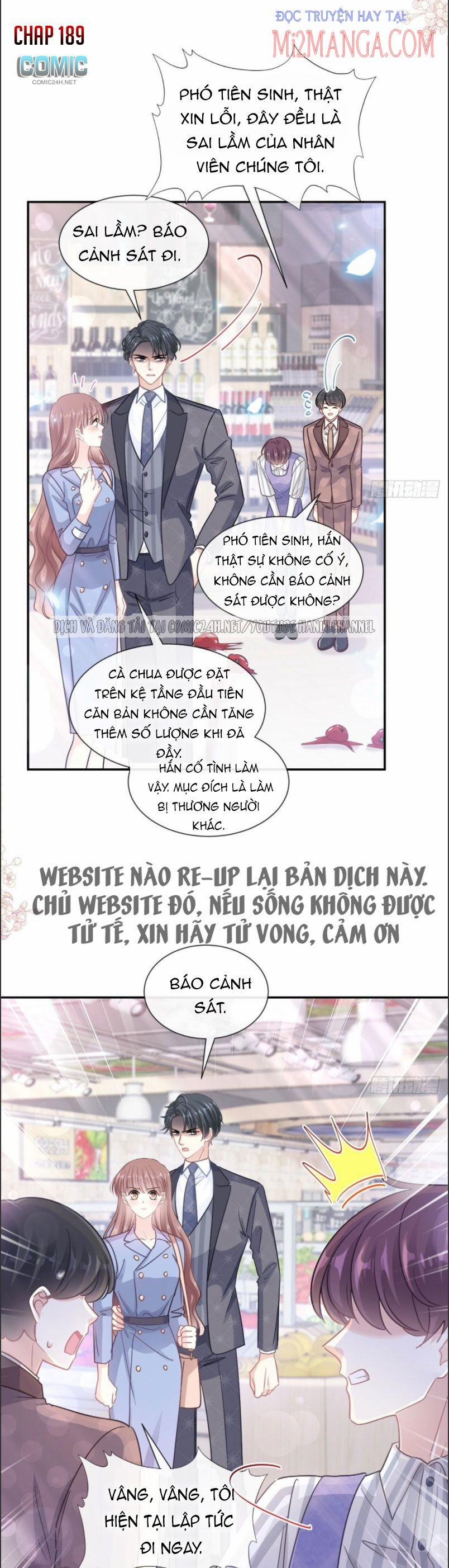 Bá Đạo Tổng Tài Nhẹ Nhàng Yêu 189 trang 0