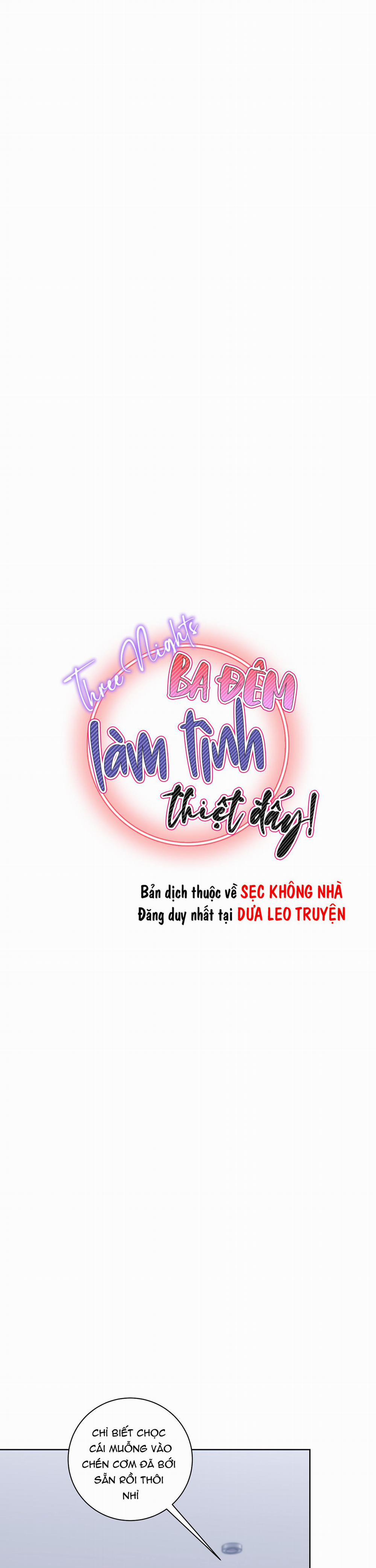 Ba Đêm Làm Tình Thiệt Đấy 5 trang 1