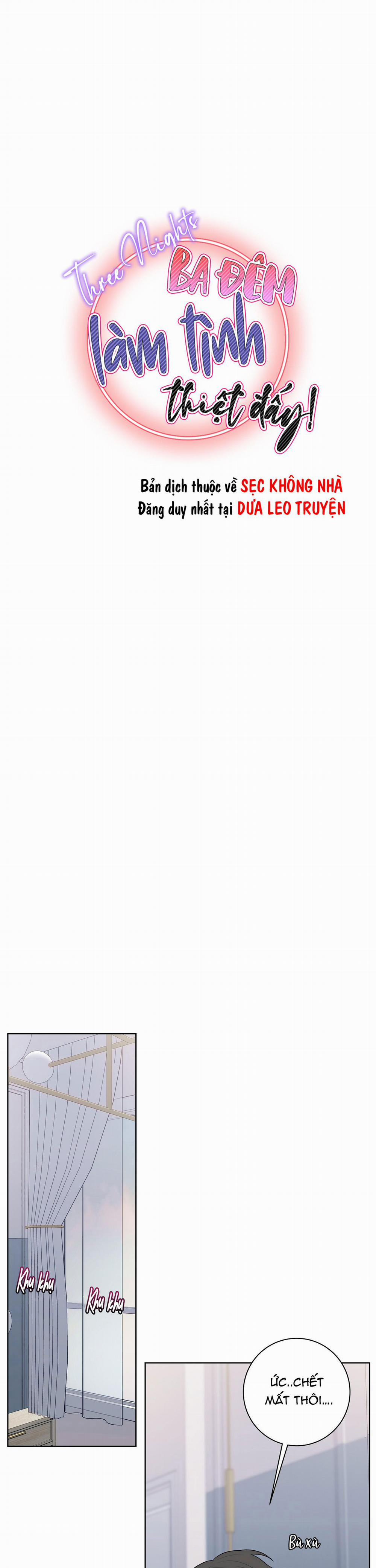 Ba Đêm Làm Tình Thiệt Đấy 9 trang 1