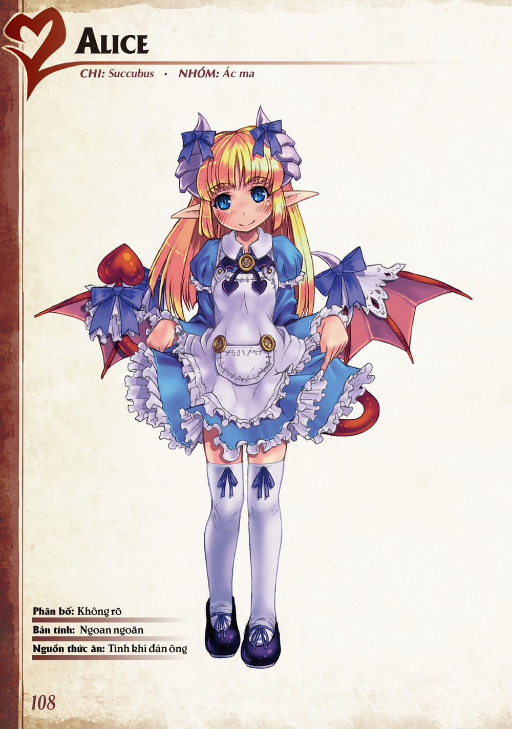 Bách khoa toàn thư Monster Girl 0 Alice trang 0
