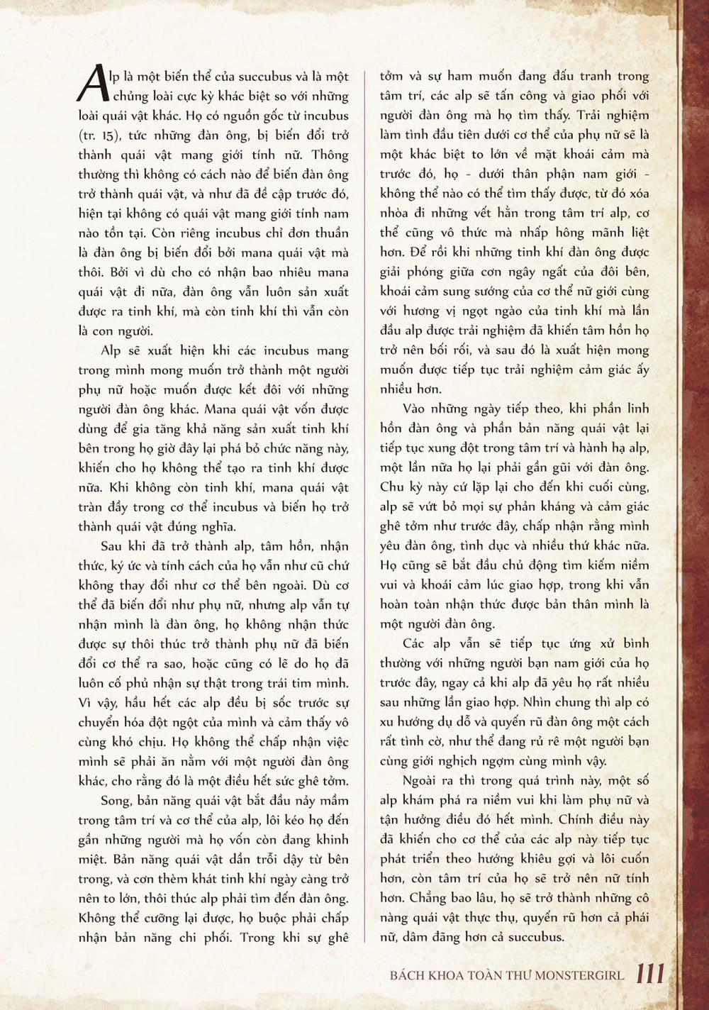 Bách khoa toàn thư Monster Girl 0 Alp trang 1