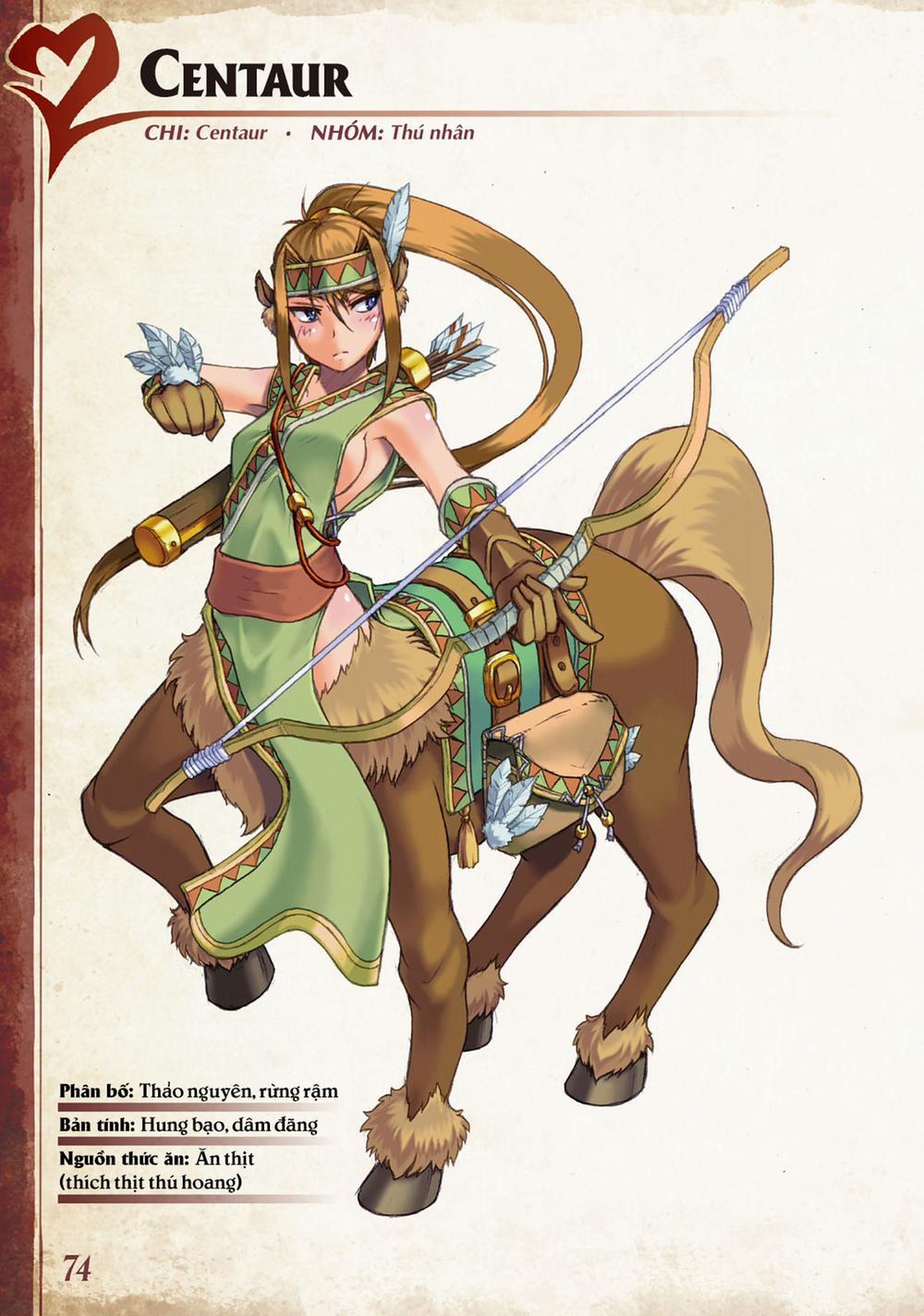 Bách khoa toàn thư Monster Girl 0 Centaur trang 0