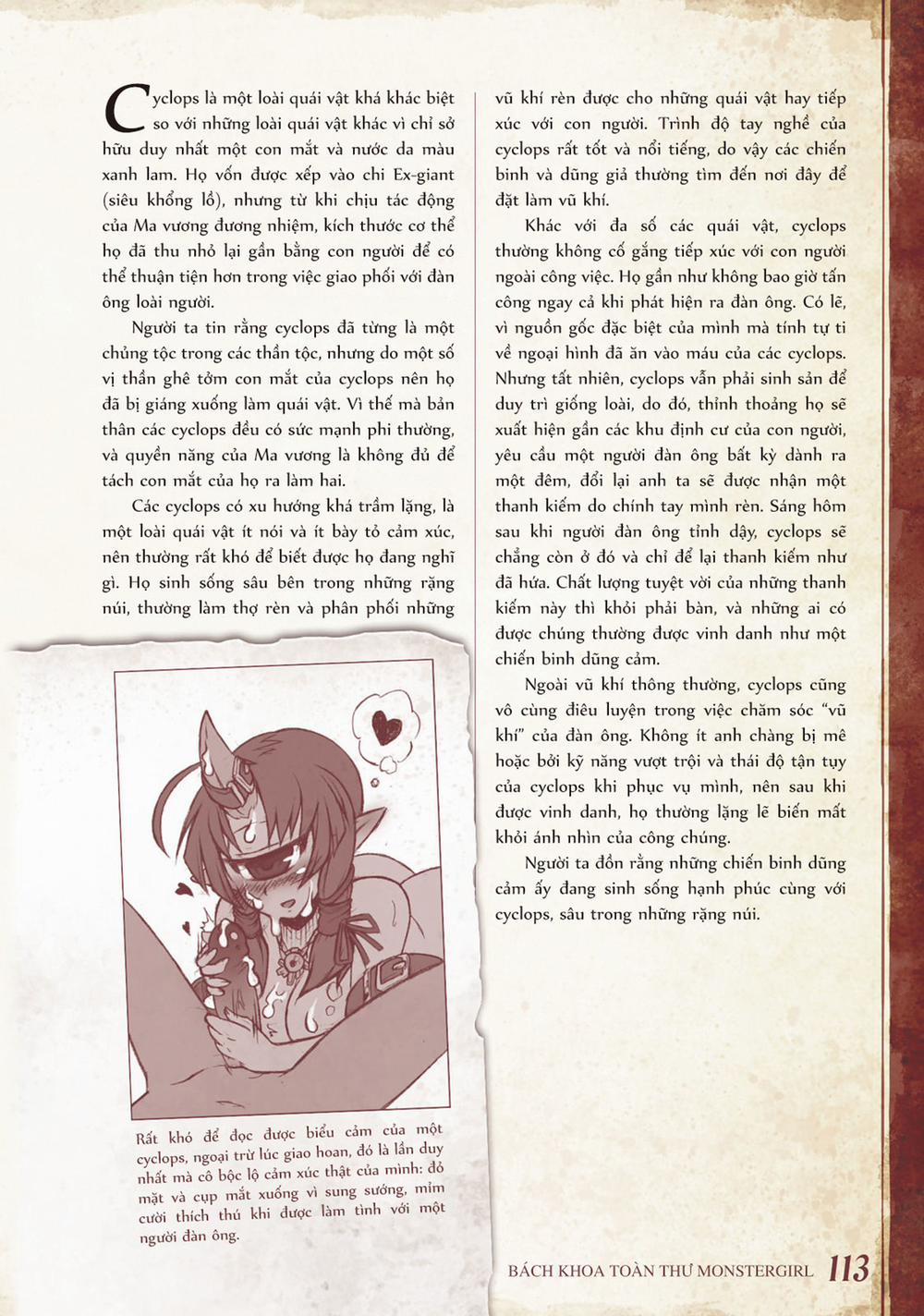 Bách khoa toàn thư Monster Girl 0 Cyclops trang 1