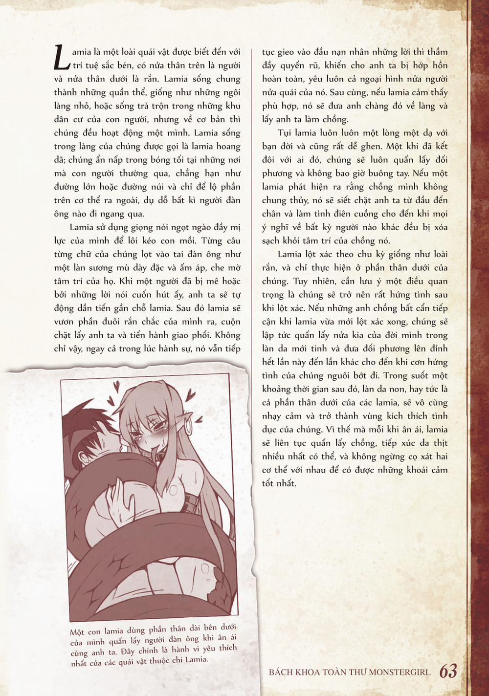Bách khoa toàn thư Monster Girl 0 Lamia trang 1