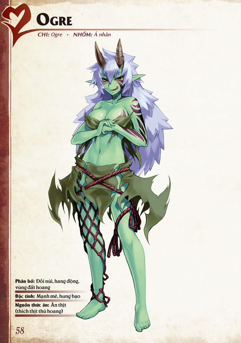 Bách khoa toàn thư Monster Girl 0 Ogre trang 0