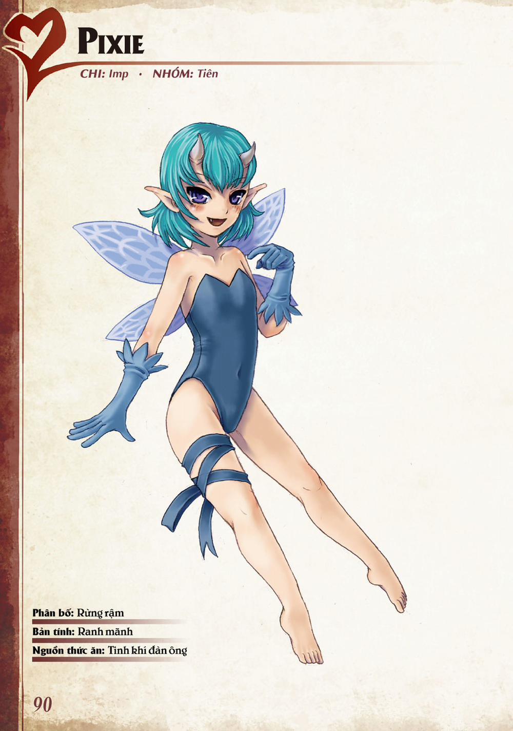 Bách khoa toàn thư Monster Girl 0 Pixie trang 0