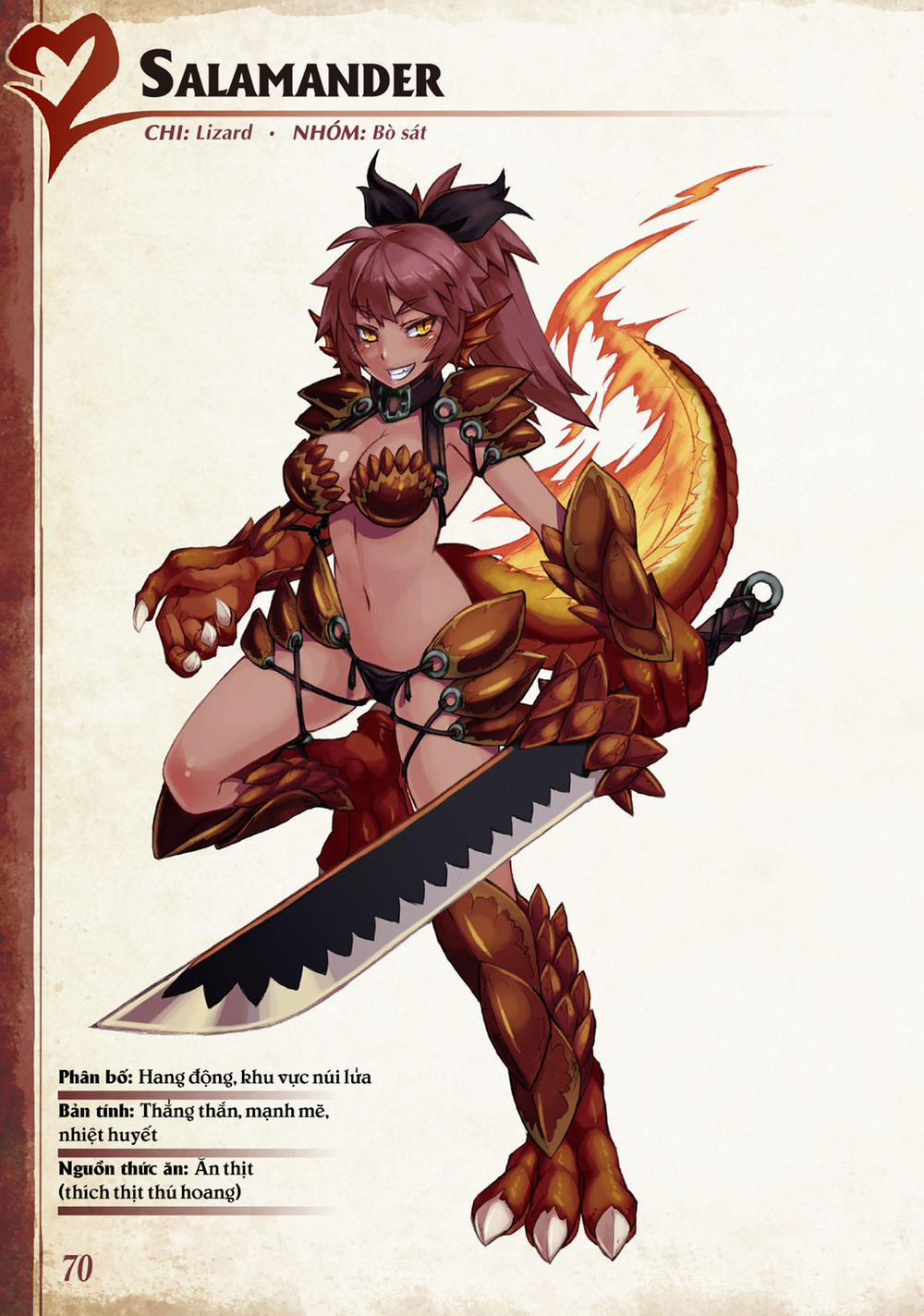 Bách khoa toàn thư Monster Girl 0 Salamander trang 0