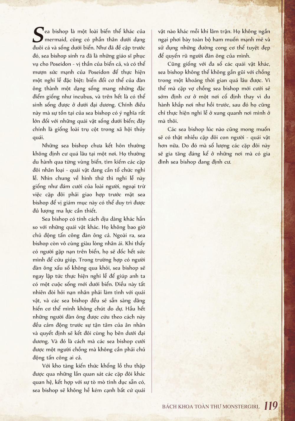 Bách khoa toàn thư Monster Girl 0 Sea bishop trang 1