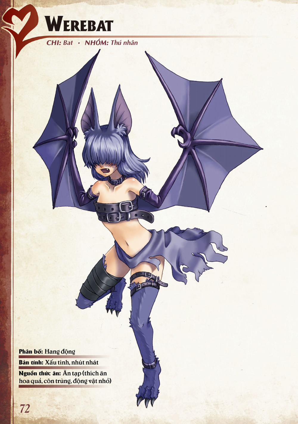 Bách khoa toàn thư Monster Girl 0 Werebat trang 0