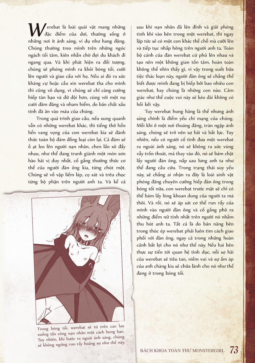 Bách khoa toàn thư Monster Girl 0 Werebat trang 1